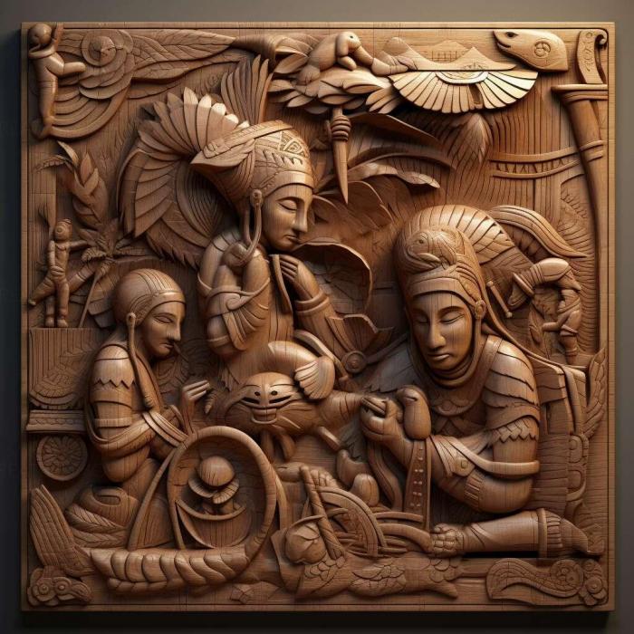 نموذج ثلاثي الأبعاد لآلة CNC 3D Art 